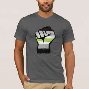 T-shirt Poing de fierté agender