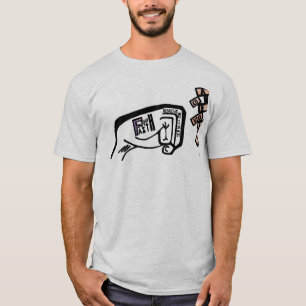 T-shirt Poing de foi Main noire tiré
