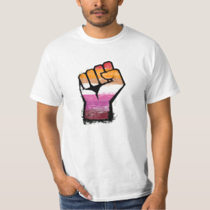T-shirt Poing de protestation lesbienne