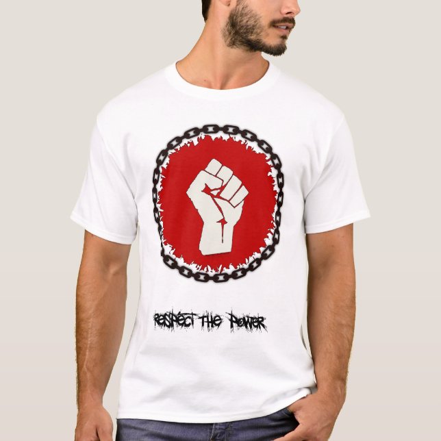 T-shirt poing de puissance (Devant)