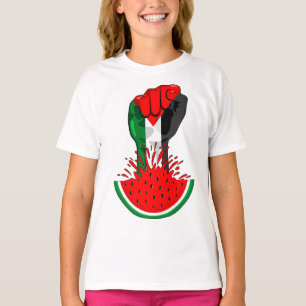 T-shirt Poing de résistance palestinienne sur le symbole d