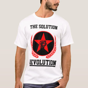 T-shirt poing de révolution