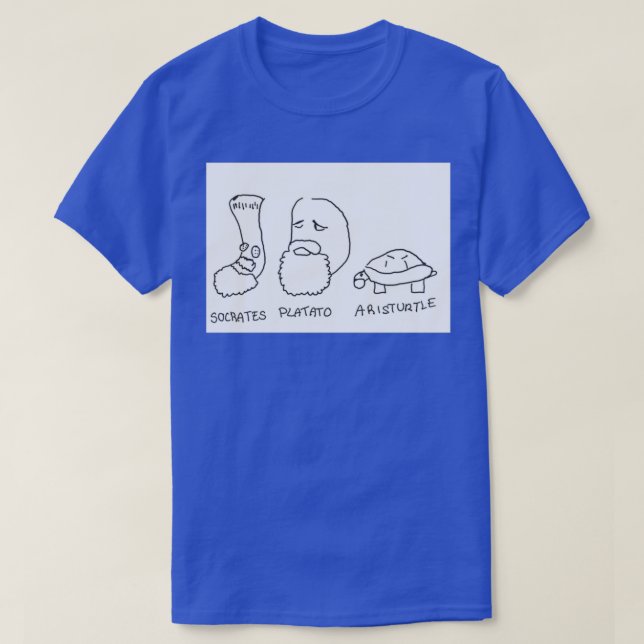 T-shirt Poing philosophe minimaliste (Design devant)
