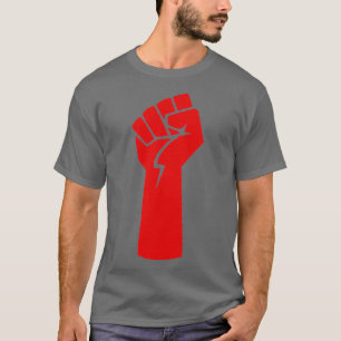 T-shirt poing rouge