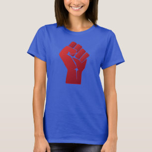 T-shirt Poing rouge augmenté de gradient