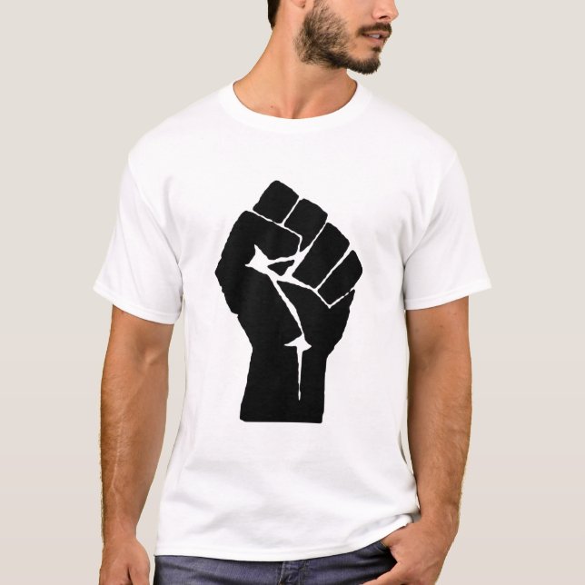 T-shirt Poing serré augmenté (Devant)
