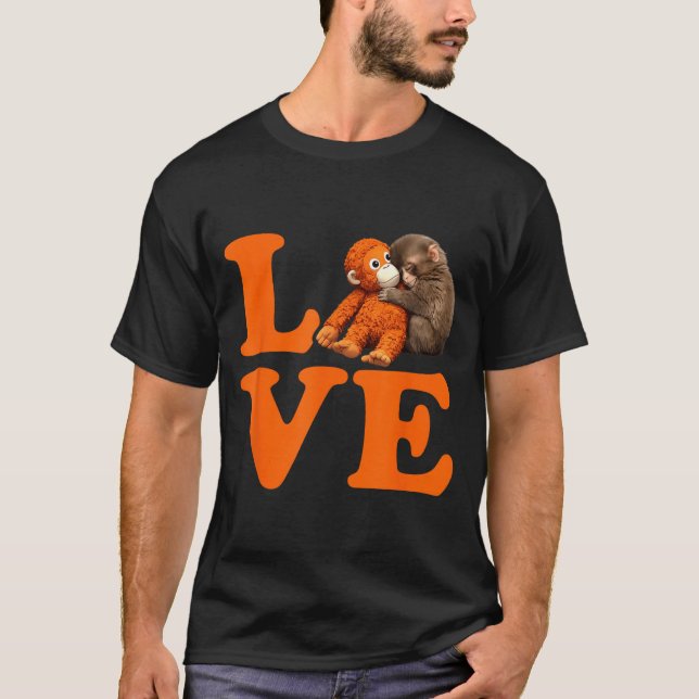 T-shirt Poing singe mignon  (Devant)