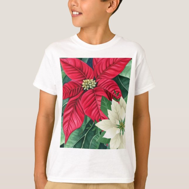 T-shirt Poinsettia (Devant)