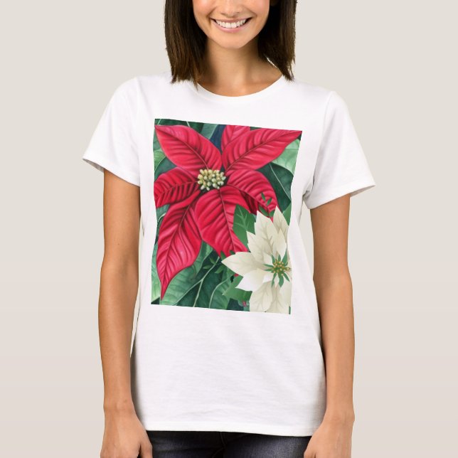 T-shirt Poinsettia (Devant)
