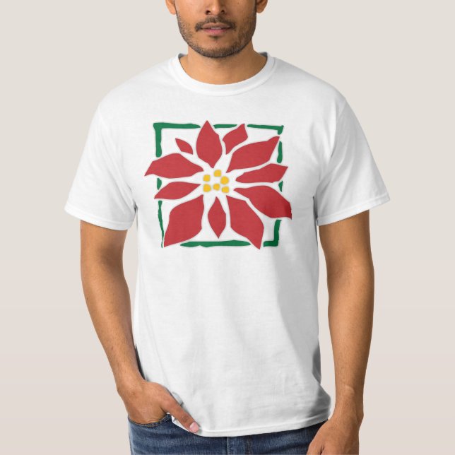 T-shirt Poinsettia (Devant)