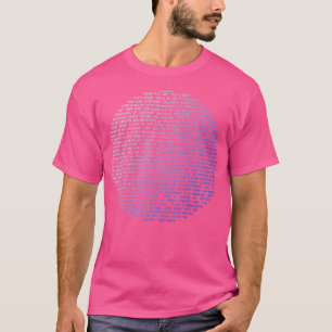 T-shirt Point bleu pâle - Carl Sagan