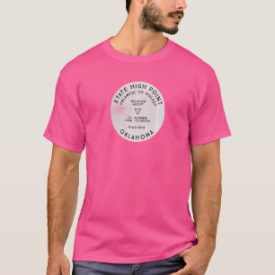 T-shirt Point culminant de l'Oklahoma Randonnée Black Mesa