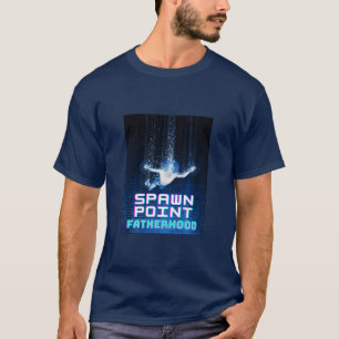 T-shirt Point d'apparition Papa Gamer Fête des pères