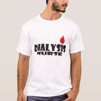 T-shirt Point de baisse de sang d'infirmière de dialyse