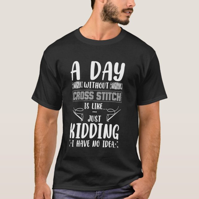 T-shirt Point de croix (Devant)