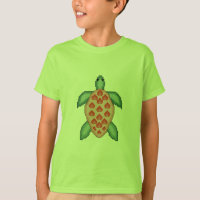 Point de croix de tortue de mer