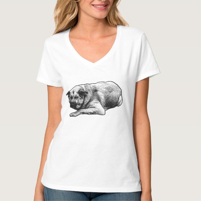 T-shirt Point de repos, silhouette douce (Devant)