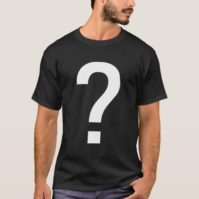 T-shirt Point d'interrogation Point d'interrogation (Devant)