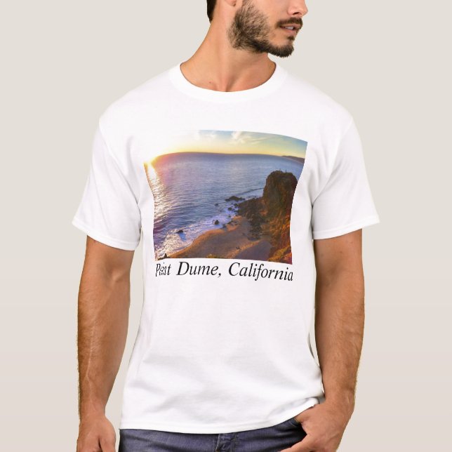 T-shirt Point Dume la Californie T-Shirt1 (Devant)