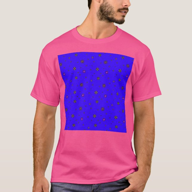 T-shirt Point Polka Bleu Cosmicdark (Devant)