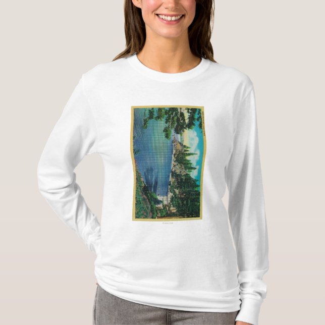 T-shirt Point ViewLake Tahoe, CA de Rubicon (Devant)