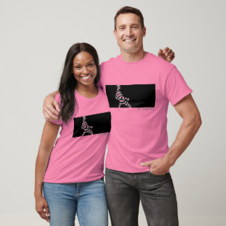 T-shirt pointage de bandes
