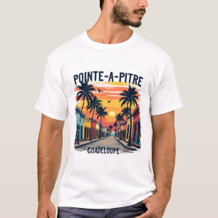 T-Shirt Pointe-à-Pitre Guadeloupe Sunset Tee