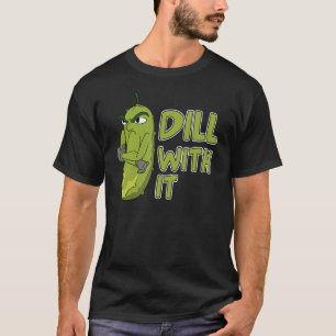 T-shirt Pointe de concombre de légumes avec sa chiche végé