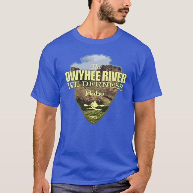T-shirt Pointe de flèche de l'Owyhee Wilderness (Devant)