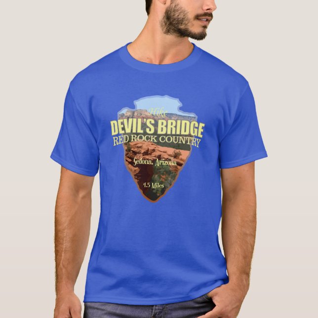 T-shirt Pointe de flèche du pont des Diables (Devant)