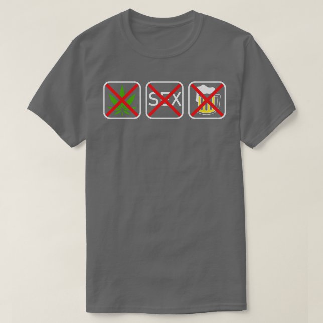 T-shirt Pointe droite Vegan Contre Drogues Punk 3 (Design devant)