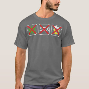 T-shirt Pointe droite Vegan Contre Drogues Punk 3