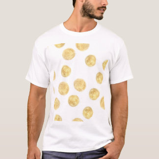 T-shirt Pointe Polka Dorée Tirée