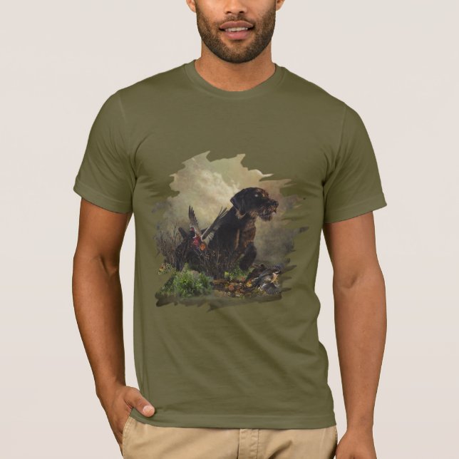 T-Shirt Pointer à poil dur allemand (Devant)