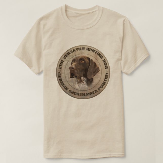 T-shirt Pointer allemand à poil court (Design devant)