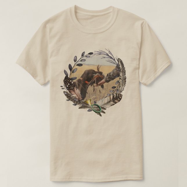 T-shirt Pointer allemand à poil court (Design devant)