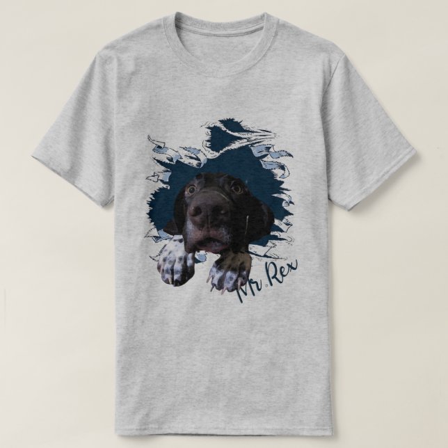 T-shirt Pointer allemand à poil court (Design devant)