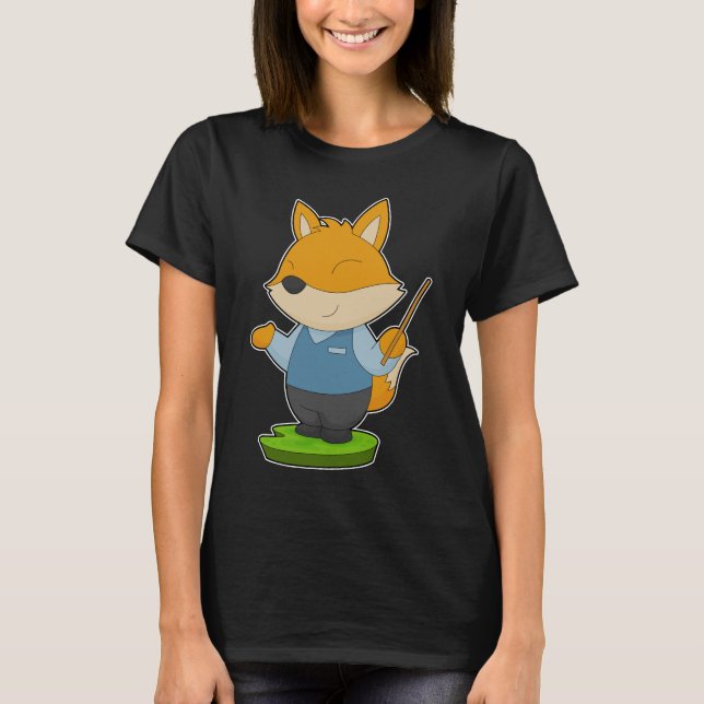 T-shirt Pointer enseignant Fox (Devant)