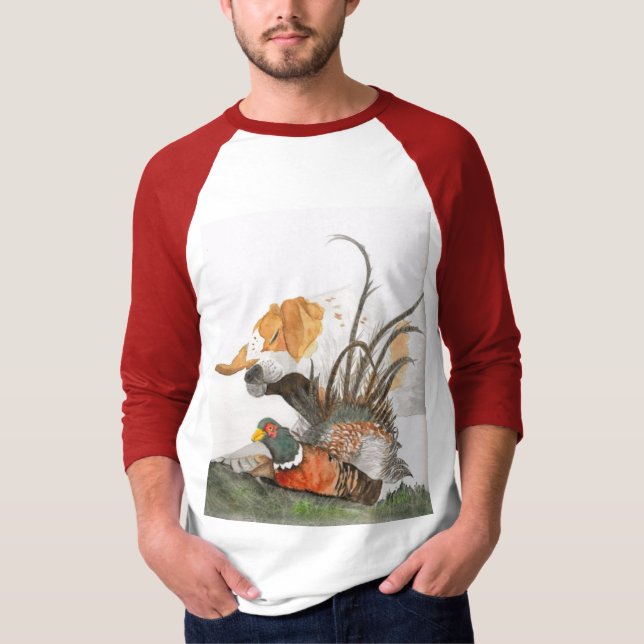 T-shirt Pointer et faisan (Devant)