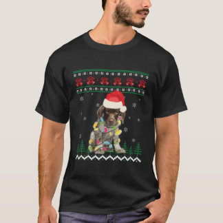 T-shirt Pointeur à cheveux court allemand design laid I Fu