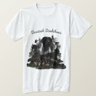 T-shirt pointeur À poils durs allemand