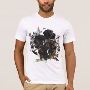 T-shirt Pointeur À poils durs allemand