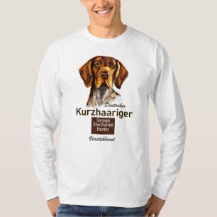 T-shirt Pointeur allemand à courte longueur Kurzhaar