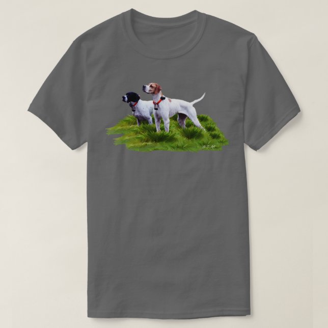T-shirt Pointeur anglais 2 (Design devant)