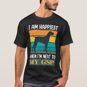 T-shirt Pointeur court allemand GSP Maman Papa 6