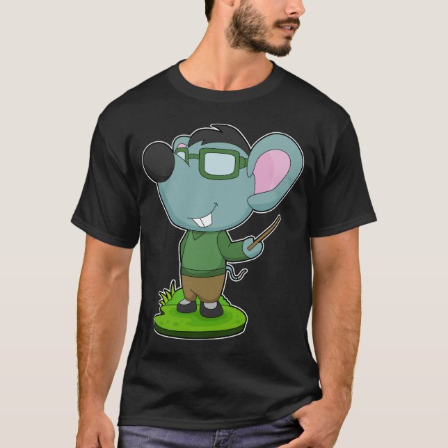 T-shirt Pointeur enseignant souris (Devant)