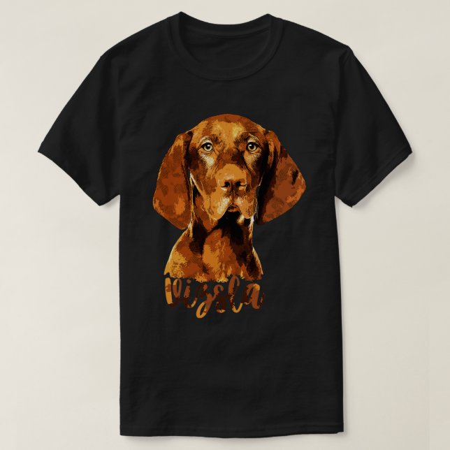 T-shirt Pointeur hongrois Vizsla (1) (Design devant)