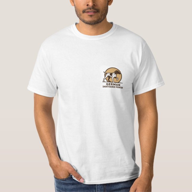 T-shirt Pointeurs allemands à poils courts (Devant)