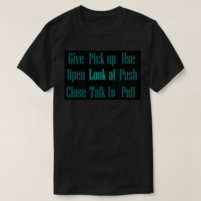 T-shirt Pointez et cliquez sur Aventure (Design devant)