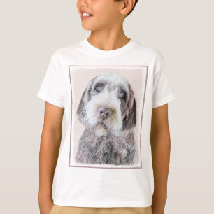 T-shirt Pointing à poils durs Peinture Griffon - Art Chien